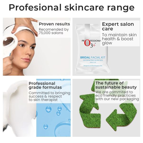 O3+ Professional Bridal Facial Kit Oxygenating Glow Skin 81gm - Pinkbliss