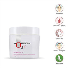 O3+ Professional D-TAN Pack for Instant Tan Removal and Sun Damage Protection 300ml - Pinkbliss