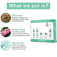 O3+ Professional Seaweed Facial For Blemish - Spots Kit (100gm + 150ml) - Pinkbliss