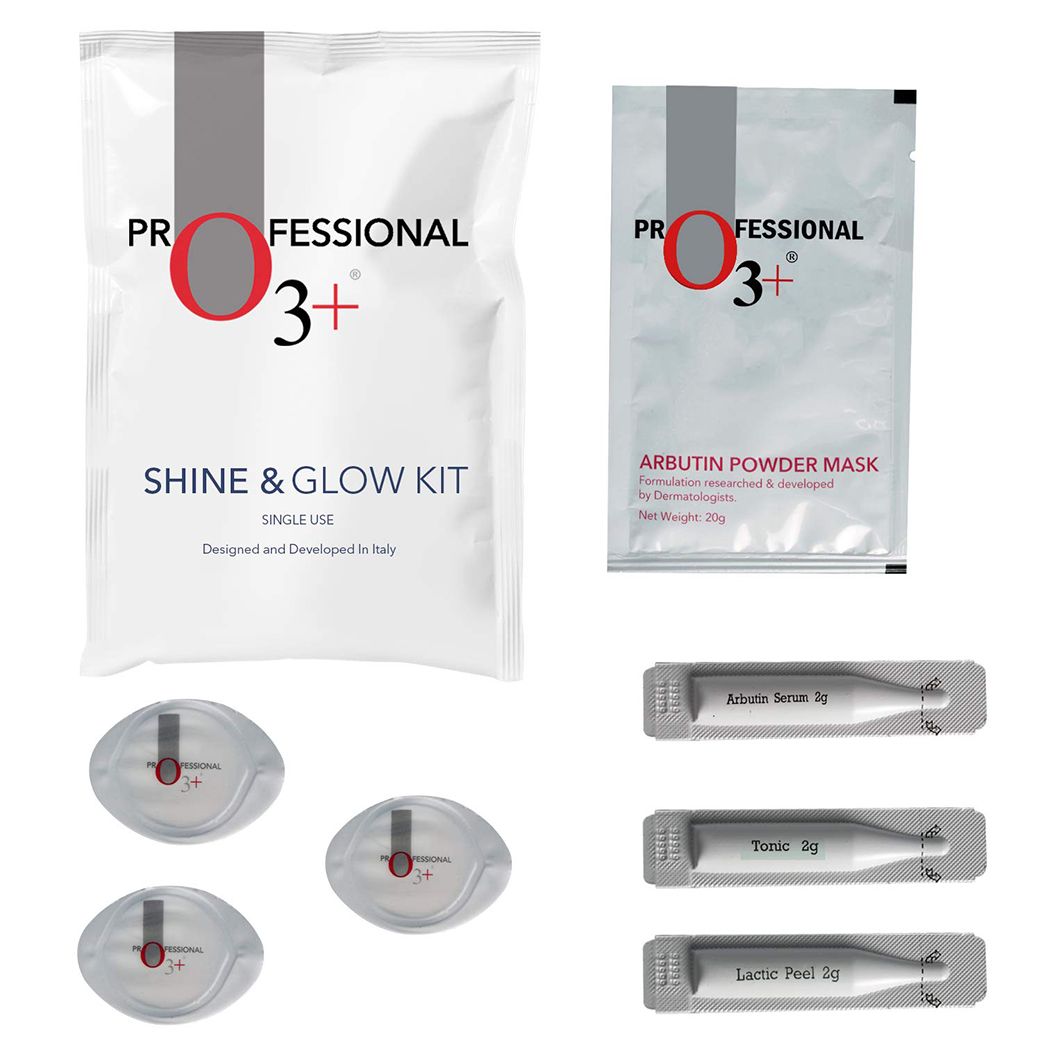 O3+ Professional Shine and Glow Mono Dose Kit (38g) - Pinkbliss