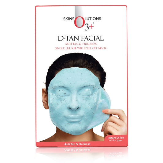 O3+ Skins Lutions D-Tan Facial kit with Peel off Mask 45gm - Pinkbliss