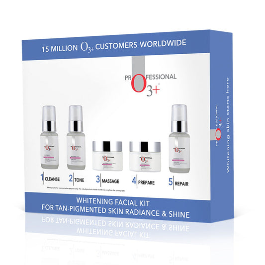 O3+ Professional Whitening Facial Kit for Tan-Pigmented Skin Radiance - Shine (Regular Pack) - Pinkbliss