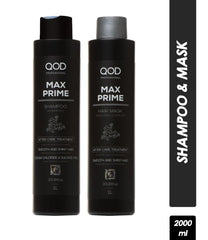 QOD Professional Max Prime After Treatment Shampoo and Mask 1000ml Each - Pinkbliss
