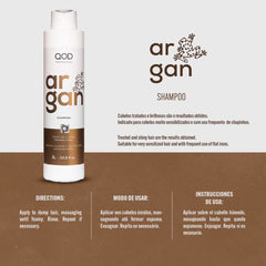 QOD Professional Argan Moisture and Shine Shampoo 1000ml - Pinkbliss