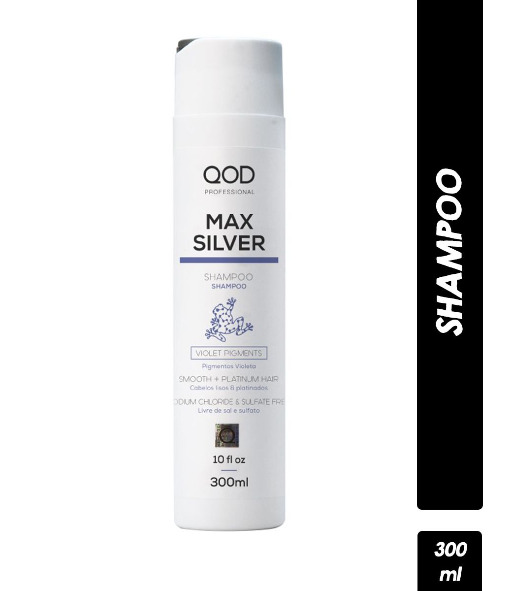 QOD Professional Max Silver Hair Shampoo 300ml - Pinkbliss