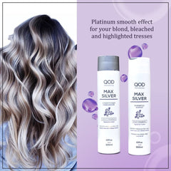 QOD Professional Max Silver Shampoo – Conditioner 300ml Combo - Pinkbliss