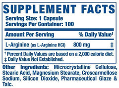 Ronnie Coleman L-Arginine XS – 100 Capsules - Pinkbliss