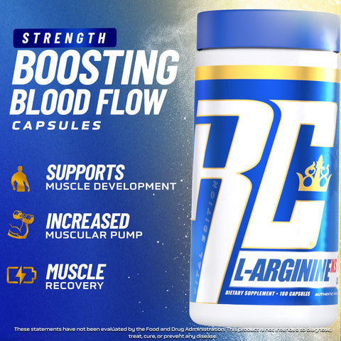 Ronnie Coleman L-Arginine XS – 100 Capsules - Pinkbliss