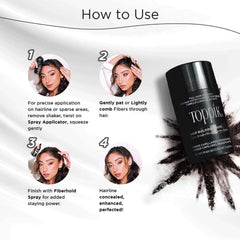 Toppik Hair Building Fibers Dark Brown 55 Grams - Pinkbliss
